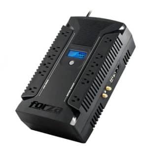 UPS interactiva 1000VA/600W, 12 slds, coax, USB, sobremesa-120V