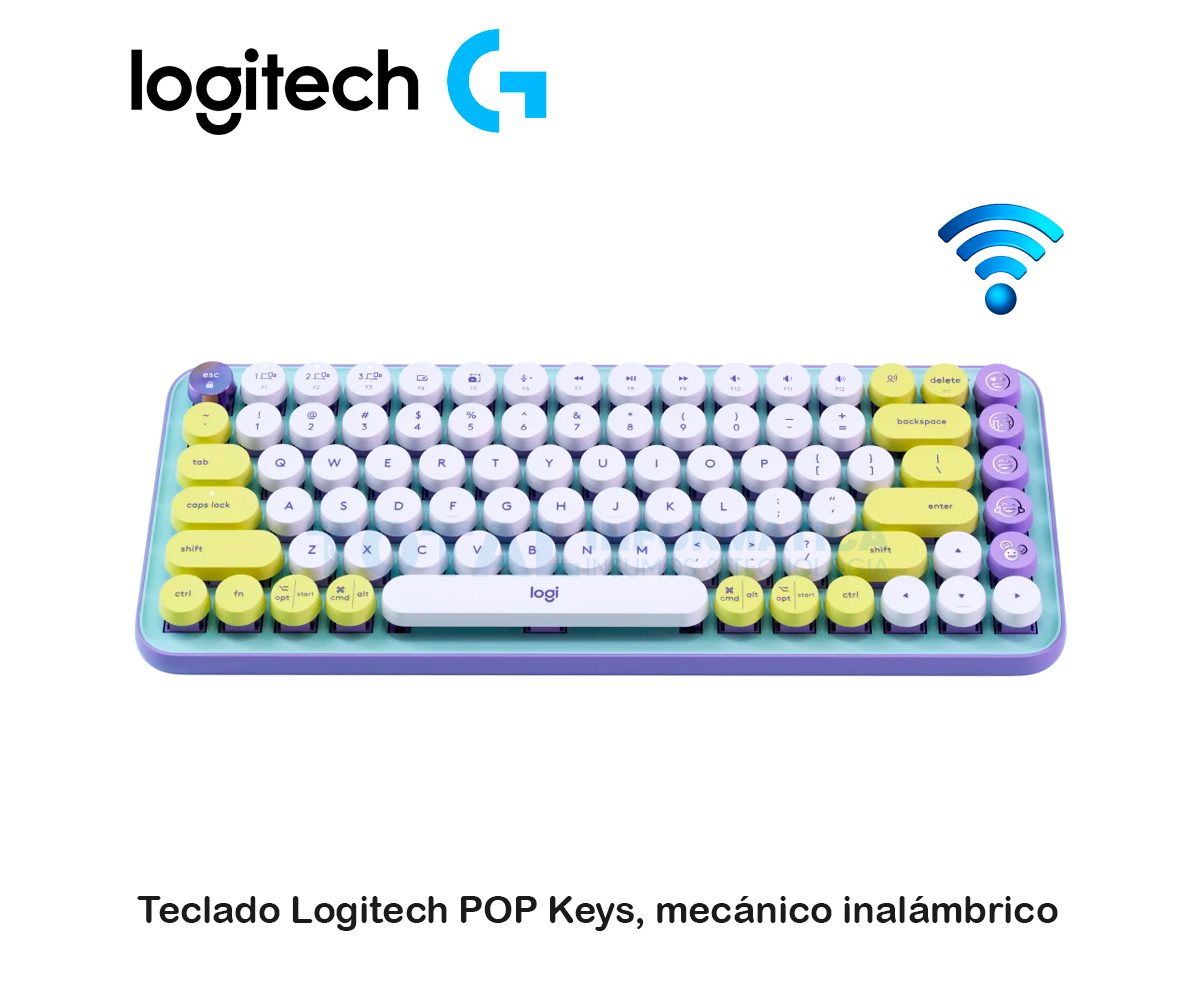Logitech POP Keys - Teclado -  - Solant Guatemala todo en  tecnologia