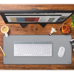 Mouspad Logitech Desk Mat Studio Series Gris Medio