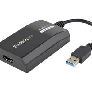 StarTech.com Adaptador Gráfico Externo Multi Monitor USB 3.0 a HDMI HD Certificado DisplayLink para Mac y PC