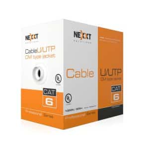 Nexxt Cable UTP Cat6 con Revestimiento CM 24AWG 305m gris