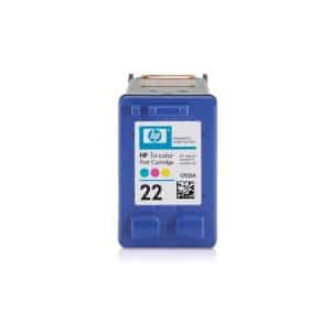 Cartucho De Tinta HP 22 Tricolor 5 Ml Cian, Magenta, Amarillo