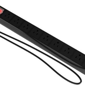 Regleta para montaje en bastidor de 9 tomacorrientes