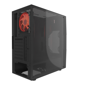 Xtech - Phobos Cases Gaming de Media Torre con Vidrio Templado ATX (Sin fuente)