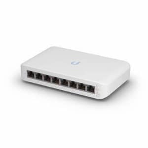 Ubiquiti Switch UniFi Lite 8 PoE 4 Puertos GbE PoE+ y 4 Puertos GbE 52W