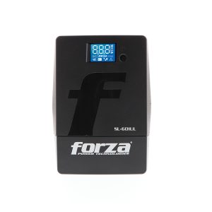 Forza - UPS Interactivo de 600VA/360W con Pantalla LCD Táctil 6 Tomas