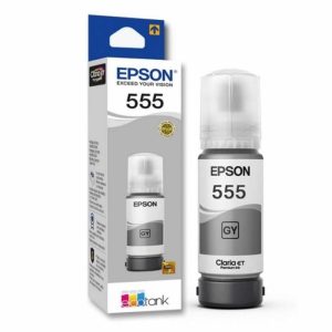 Epson - T555 Botella de Tinta Color Gris Fotográfica
