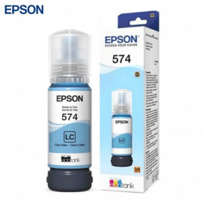 Botella De Tinta Epson T574520-AL EcoTank L8050 L18050 Color Cyan Claro 70ml