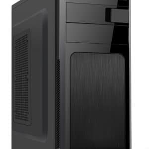 XTECH XTQ-209 Case de Media Torre Micro ATX con Fuente de 600W Negro