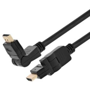 XTECH XTC-606 Cable HDMI a HDMI Giratorio 1.8m Negro