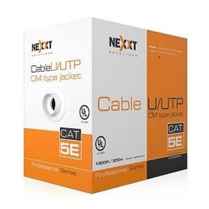 Nexxt Cable U/UTP Cat5e con Revestimiento CM 24AWG 305m Gris