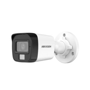 Hikvision - Cámara minibala fija con audio, luz e híbrido inteligente de 2 MP