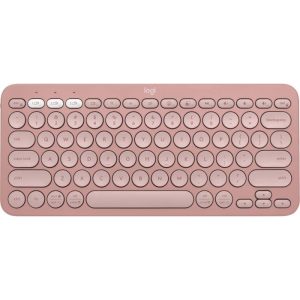 Logitech - Teclado Inalámbrico Pebble Keys 2, K380S, Bluetooth, Color Rosa