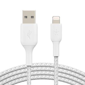 Belkin - BoostCharge Cable de Carga Lightning a USB-A / 1m - Blanco