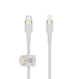 Belkin - BOOSTCHARGE Cable Lightning a USB-C de 2 m – Blanco