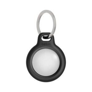 Belkin - Secure Holder Soporte de Seguridad con Llavero para Apple AirTag, Negro