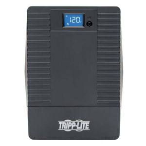 Tripp Lite Protector contra sobretensiones de respaldo de batería de 1200 VA, 600 W, onda sinusoidal pura, 8 tomas, AVR (regulación de voltaje automático), enchufe de 5 pies, 120 V, USB, garantía de 3