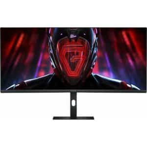 Monitor Gaming Curvo de 34" Xiaomi G34WQi WQHD, HDMI y DP a 180Hz