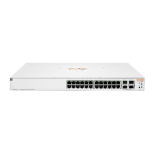 HPE - Instant On Switch de 24 Puertos PoE Clase 4 + 4 Puertos SFP/SFP+ 370W