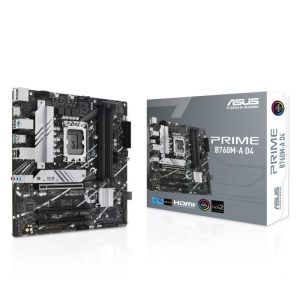 ASUS - Tarjeta Madre Prime B760M-A D4 12Gen LGA1700 4xDDR4 MicroATX