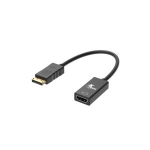 Xtech - XTC-378 Adaptador DisplayPort Macho a HDMI, 20cm - Negro
