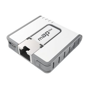 MikroTik - Punto de Acceso Inalámbrico de Doble cadena Wifi 4 (mAP lite)