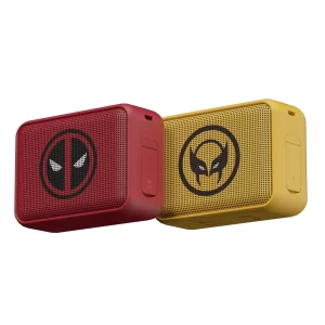 Klip Xtreme - Bocinas inalambricas TWS Nitro Deadpool & Wolverine