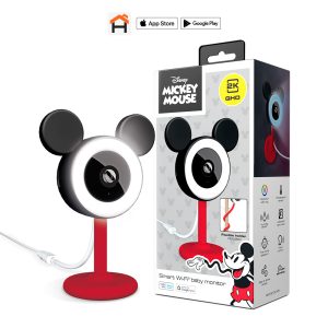 Nexxt Solutions - Disney Monitor Inteligente para Bebé 2K 4MP Edición Mickey Mouse
