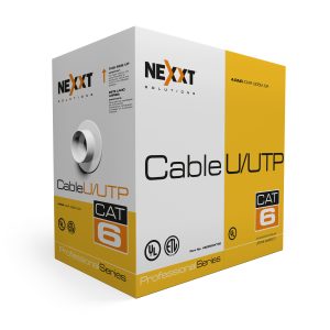 Nexxt Solutions - Bobina de Cable UTP Cat6 para Interior 305m - Gris