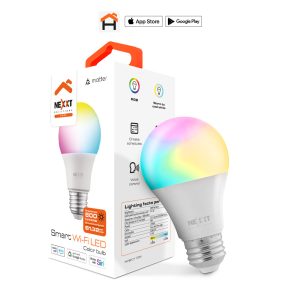 Nexxt Solutions - Bombilla Inteligente LED RGB Wi-Fi 9W E26