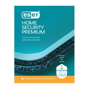 ESET - Licencia Home Security Premium 10 Dispositivos, 1 Año