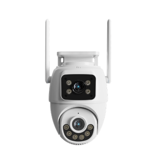 Nexxt Solutions - Cámara de Seguridad Inteligente WIFI con Doble Lente, 3MP 2K