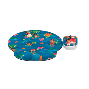 Xtech - Kit de Mousepad y Mouse Inalámbrico USB 1200DPI Edición Moana