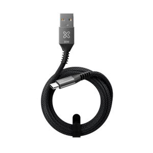 Klip Xtreme - PowerGo 050 Cable USB-C 2.0 30W - 3mts Negro