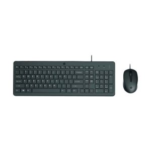 HP - 150 Combo Teclado y Mouse Alámbricos USB en Español, Negro