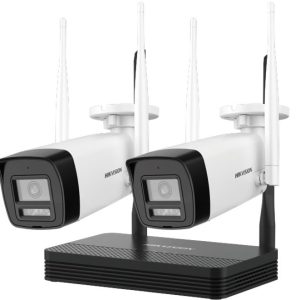 Hikvision - Kit de NVS WIFI + 2 Cámaras de Seguridad 2MP H.265