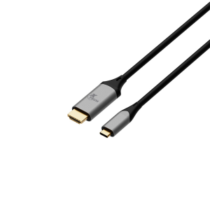 Xtech - Cable USB-C a HDMI 1.8 Metros Negro