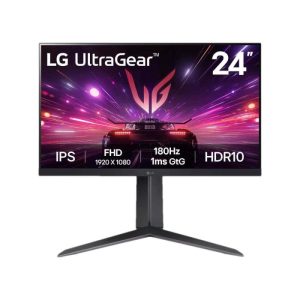 LG - UltraGear Monitor Gaming IPS, FHD 180Hz, HDR10, 23.8'' HDMI y DisplayPort - Negro