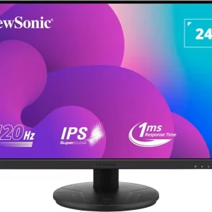 ViewSonic - VX2416A Monitor 24" IPS Full HD, DisplayPort y HDMI a 120Hz