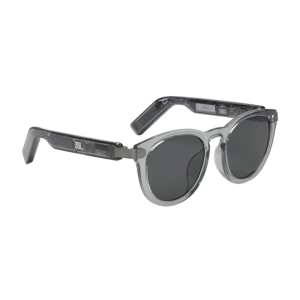 JBL - Soundgear Frames Round Gafas de Sol con Audífonos Bluetooth Integrados Gris Claro