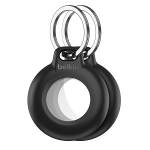 Belkin - Soporte de Seguridad con Llavero para Apple AirTag, Negro