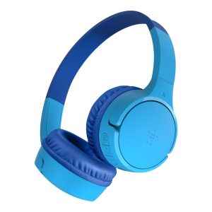 Belkin - SoundForm Mini Audífonos Bluetooth Supraaurales para Niños, Azul