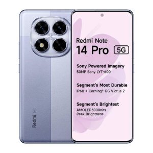 Xiaomi - Redmi Note 14 Pro 5G 8GB RAM + 256GB Almacenamiento, Púrpura - Dual SIM Liberado