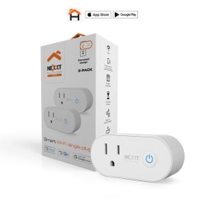 Nexxt Solutions - Pack de 2 Enchufes Inteligentes WIFI, Blanco