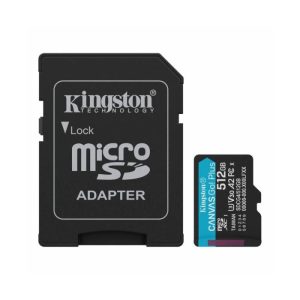 Kingston - Tarjeta MicroSD de 512GB Canvas Go! Plus