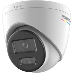 Hikvision - Cámara de red de torreta fija ColorVu de 6 MP con luz híbrida inteligente