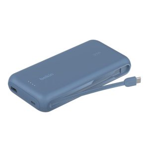 Belkin - BoostCharge Powerbank de 20000 mAh 30W 1 Puerto USB-C + 1 Puerto USB-A - Azul