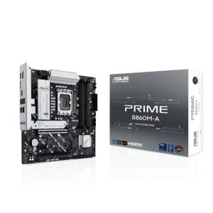 ASUS - PRIME B860M-A Tarjeta Madre LGA1851 Core Ultra Serie 2, 4xDDR5 MicroATX