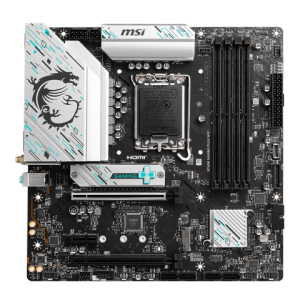 MSI - B760M GAMING PLUS WIFI Motherboard Intel LGA 1700 Gen 14/13/12 4xDDR5 MicroATX