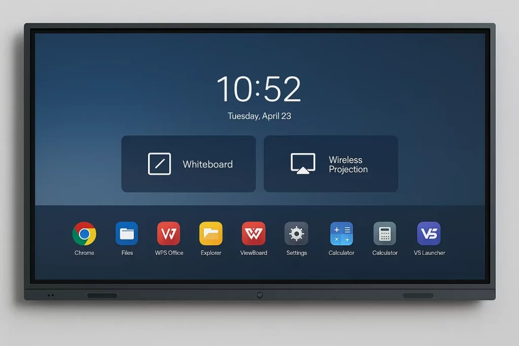 cómo funciona una pantalla digital interactiva